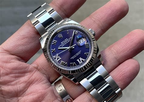 rolex datejust aubergine 41